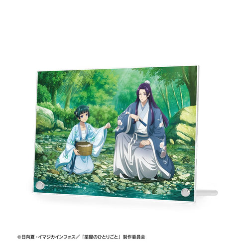 『薬屋のひとりごと』描き下ろし 猫猫&壬氏 水遊びver. A5アクリルパネル